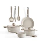 Batería Denmark Monix 9 Piezas Aluminio Fundido Estilo Moderno Libre PFOA Fondo Difusor Apta Inducción por 54,95€