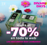 Hasta el -70% de Descuento en los Divain Days.
