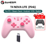 Mando inalámbrico Bluetooth GameSir Nova Lite para Switch PC Steam Deck Android iOS por 17,72€