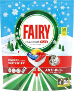 59 cápsulas Fairy Platinum Plus Cápsulas De Lavavajillas Todo En Uno Limón por 12,99€