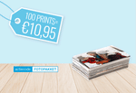 100 foto's = €10.95 & 200 prints = €19.95