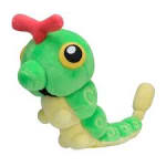 Free Caterpie Sitting Cuties Plush with order over £20 at Pokemon