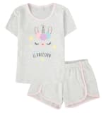 Pijama Infantil Curto Manga Curta - R$ 17
