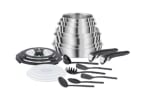 Batterie de cuisine Seb compact inox 20 pieces à 119,99€