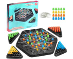 Juego de mesa Triggler Chain Triangle Chess Game para 2-4 Personas Juego de Ajedrez Geométrico por solo 6,99€