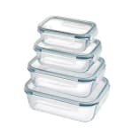 Set 4 recipientes vidrio borosilicato por 13,33€