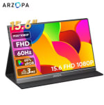 ARZOPA monitor portátil FHD 15,6" 1080P por 69,68€