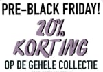 20% korting op de gehele collectie
