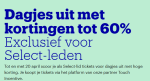Tot 60% korting op diverse dagjes uit met Bol select