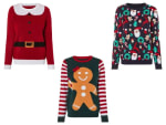 Diverse Kersttruien met of zonder geluids-en lichteffecten vanaf €9,99 bij de Lidl