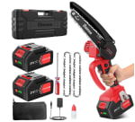 Mini Motosierra Inalámbrica de 6'' con 2 Baterías por 49,47€