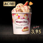 460 ml strawberry cheesecake ijs voor €3,95 bij SushiPoint
