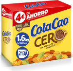 1.6kg Cola Cao Cacao Soluble, 0% Azúcares Añadidos por 11,39€