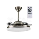 Ventilador Techo Aspas Retractiles con Luz y Mando LED 35W por 134,99€