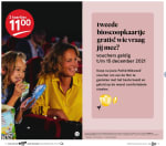 2e bioscoopkaartje (pathe) gratis