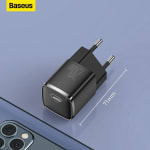 Carregador rápido da BASEUS de 20W PD - R$ 31,16