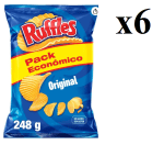6 Bolsas de Ruffles Original de 248 grs por 11.14€
