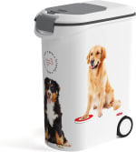 Curver Contenedor de comida pienso para mascotas con Ruedas 20 Kg/54 L por 39,99€