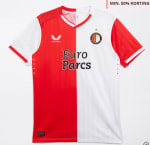 Castore Heren FR Feyenoord Pro Thuis Shirt Vlamrood/Wit voor €34,99 bij MandM Direct