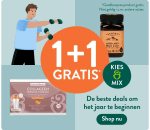 Op heel veel producten het 2e product voor €1,00