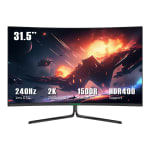 TITAN ARMY Monitor Gaming Curvo 32 Pulgadas, 240Hz, QHD 2K 2560 * 1440p, 1ms GTG por 289,90€
