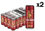 2 Packs de 24 latas de 33 cl de Cruzcampo Especial Cerveza Lager por 23.59€