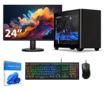 Sedatech Pack Mini-PC Gamer ITX • AMD Ryzen 7 5800X • RTX4060Ti • 16Go RAM • 2To SSD M.2 • Windows 11 • Moniteur 24'' à 1.799,90€