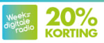 20% korting op DAB+, internet en Hybride radio's