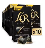 Pack 10 cajas L'OR Espresso Café Ristretto Intensidad 11 compatibles con Nespresso 100 cápsulas en total por 26,06€