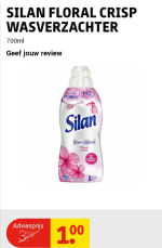 1 euro voor Silan wasverzachter bij Kruidvat