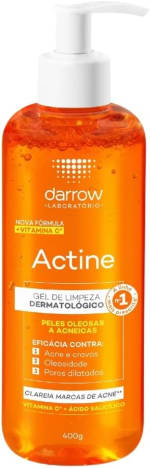 Gel de Limpeza Facial da Darrow Actine de 400g - R$ 53,90