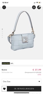 GUES tas voor maar €37,99!