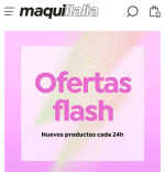 Ofertas Flash desde Maquillalia.