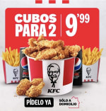 Cubo para 2 de KFC a tan solo 9,99€