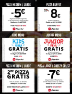 Pizzahut bonnen geldig tot en met 19 oktober 2020 ( BELGIE)