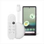 Google Pixel 6a Chalk + Chromecast Google TV HD voor €301,71 bij Amazon