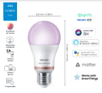 Philips Smart E27 Wiz Wifi Multicolores Matter Google Alexa por $7.990