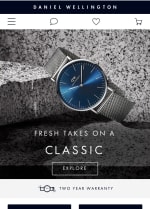 15% korting met code bij Daniel Wellington