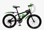 Bicicleta de montaña con freno de disco doble para niños, 7 velocidades, 20 pulgadas por 77,52€