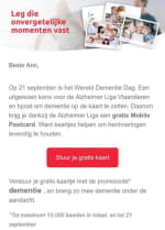 gratis postkaart met fotos via de bpost app