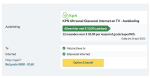 12 maanden €35 voor KPN Ultrasnel glasvezel internet + TV