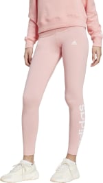Adidas Essentials High Waisted Logo Legging in pink voor €18 bij Amazon