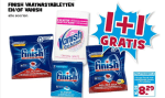 Finish en Vanish 1+1 gratis bij Boon's Markt