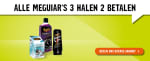 Alle meguiar's auto was en poetsspullen 3 halen 2 betalen