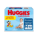 (selecionados) Fralda Huggies Tripla Proteção M - 92 fraldas - R$ 69,99