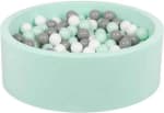 Ballenbak voor kinderen | Inclusief 300 ballen - Groen, Grijs, Wit bij Bol €84,99