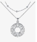 Collar REIOT doble capa Plata de Ley 925 con Zirconia Cúbica 3A Mujer por solo 3€