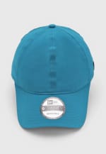 Boné New Era, modelo Aberto Logo Aba Curva Azul - R$ 49,99