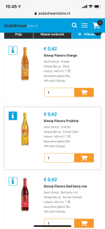 [Prijsfout] Flavor siroop nu €0,59 en bij 4 stuks geen verzendkosten