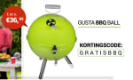 Kortingscode pannen-discounter voor gratis Gusta BBQ Ball!